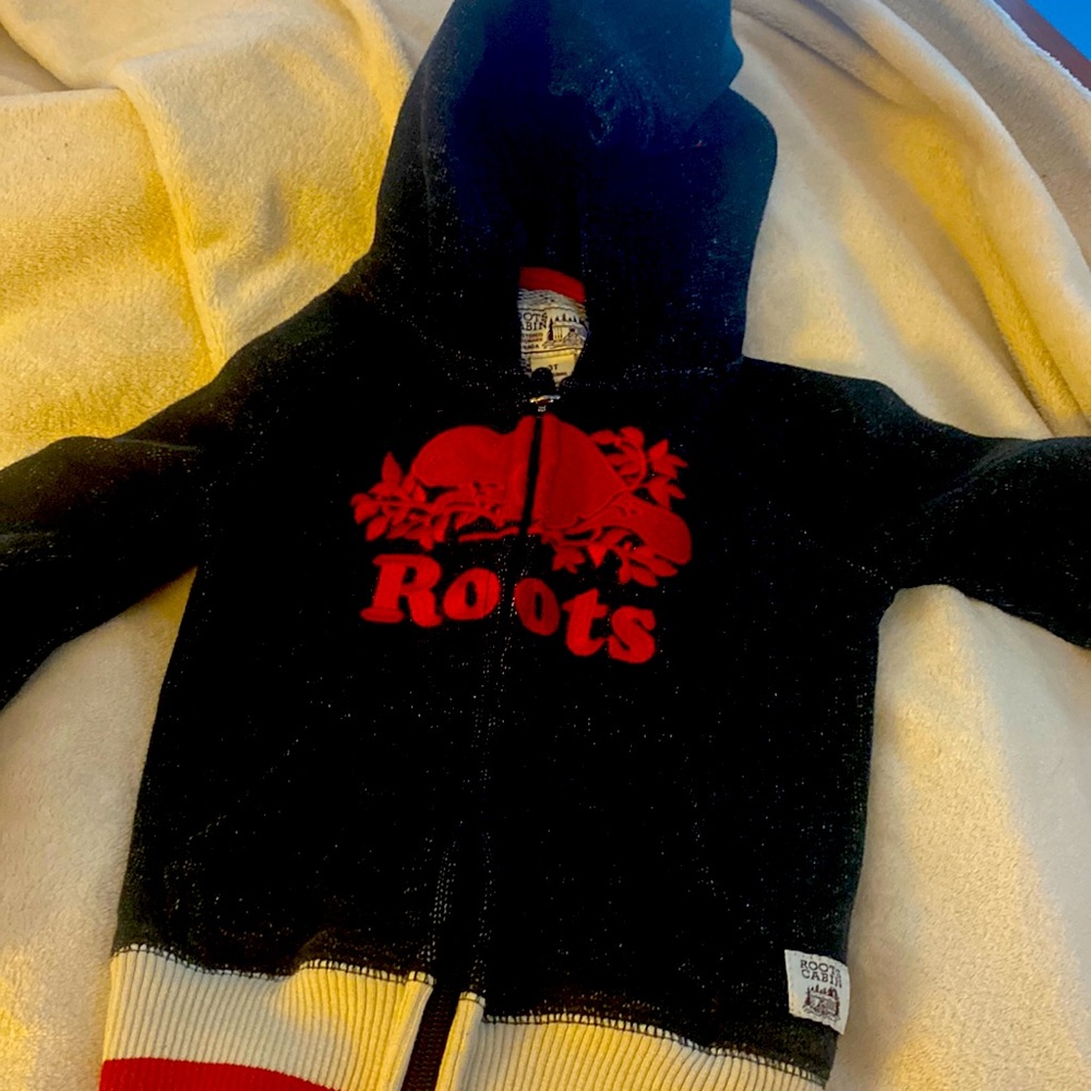 Roots toddler zip up sweatshirt